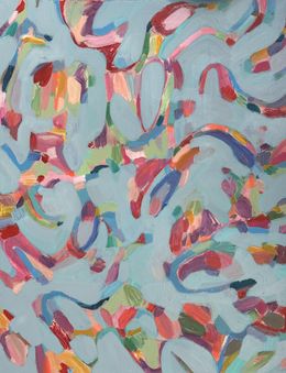 Painting, Garden Ribbon, Penelope van Hoorn
