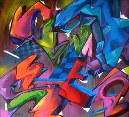 Painting, Trace n°2501, Saname