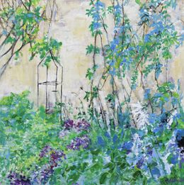 Peinture, Au pied du mur - série animal et botanique, Marie-Véronique Samaden