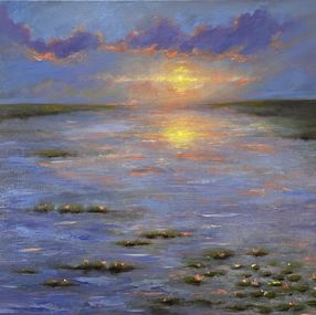 Gemälde, Nymphéas, Jessica Fleurentin