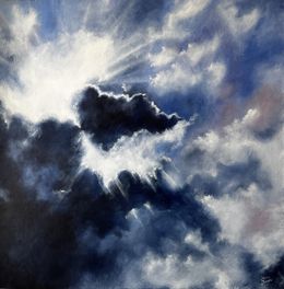 Painting, Lumière céleste, Jessica Fleurentin