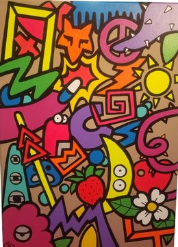 Gemälde, Zoo doodle, Rom 1