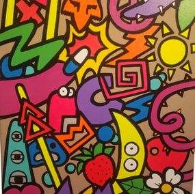 Gemälde, Zoo doodle, Rom 1