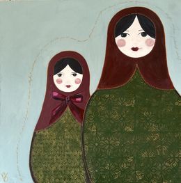 Peinture, Matriochka n°5, Véronique Baleste