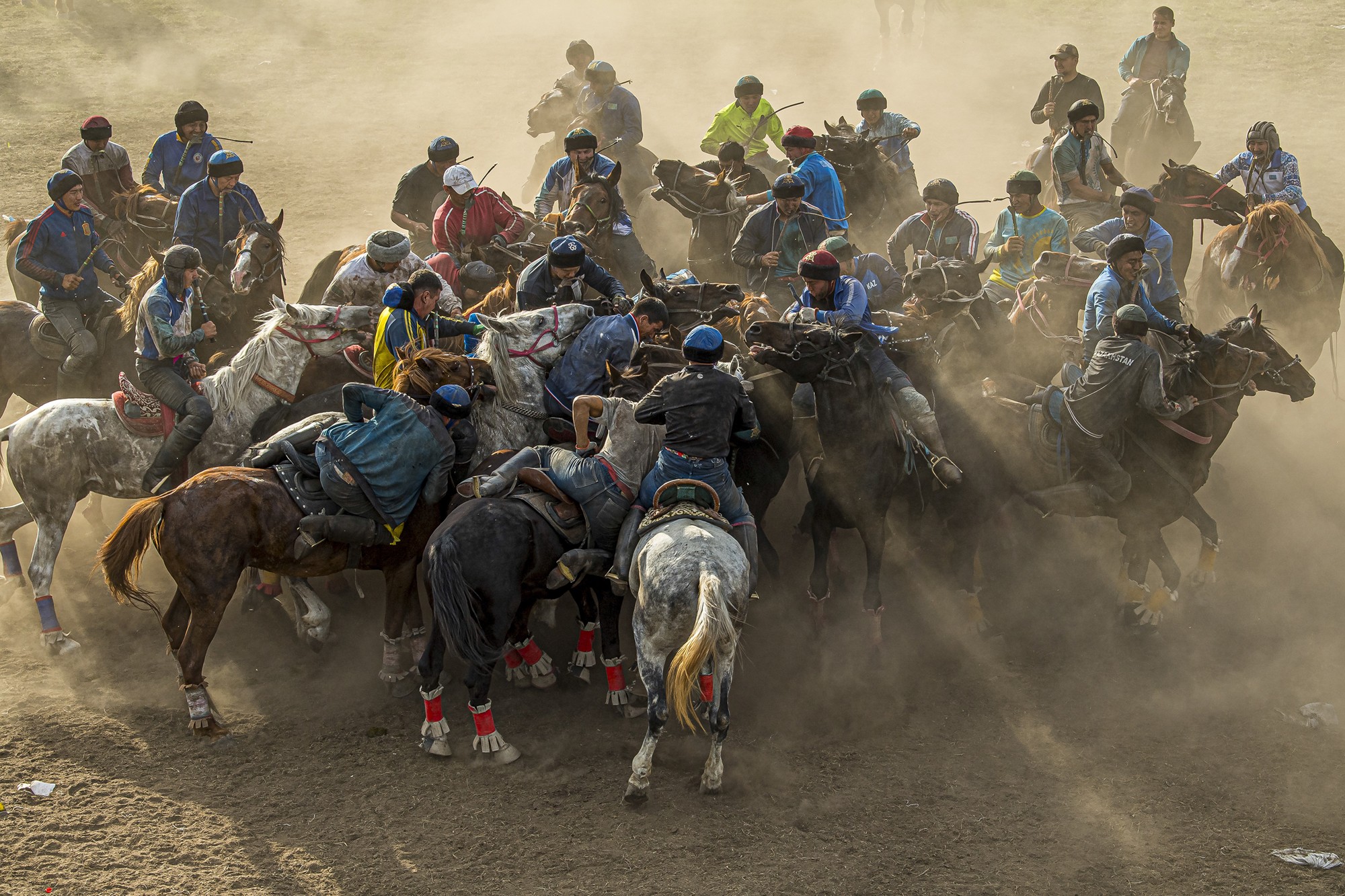 Frédéric Noy, La mêlée équestre, Astana, Kazakhstan Frédéric Noy, La mêlée équestre, Astana, Kazakhstan