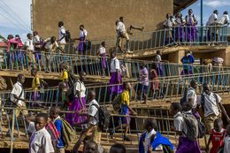 Fotografien, Sortie d’école, Kampala, Ouganda, Frédéric Noy