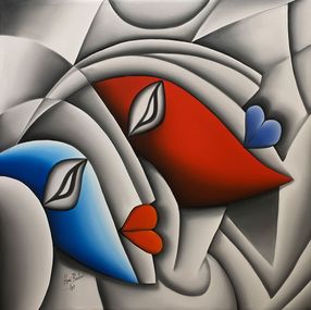 Painting, Follow me baby, Hani Badawi Leo