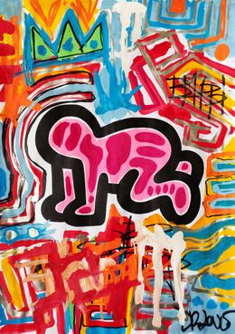 Peinture, Crazy love (a tribute to Haring), Dr. Love