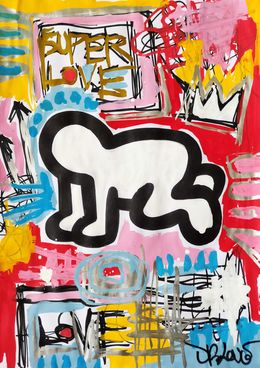Peinture, Super love (a tribute to K. Haring), Dr. Love