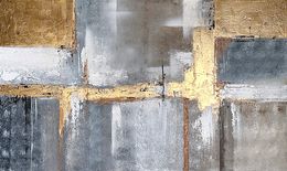 Peinture, Golden Fractures, Tatiana Malinovscaia