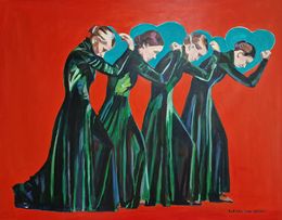 Painting, Contemporary Dancers, Alexandra Djokic