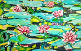 Gemälde, Water lilies, Alexandra Djokic
