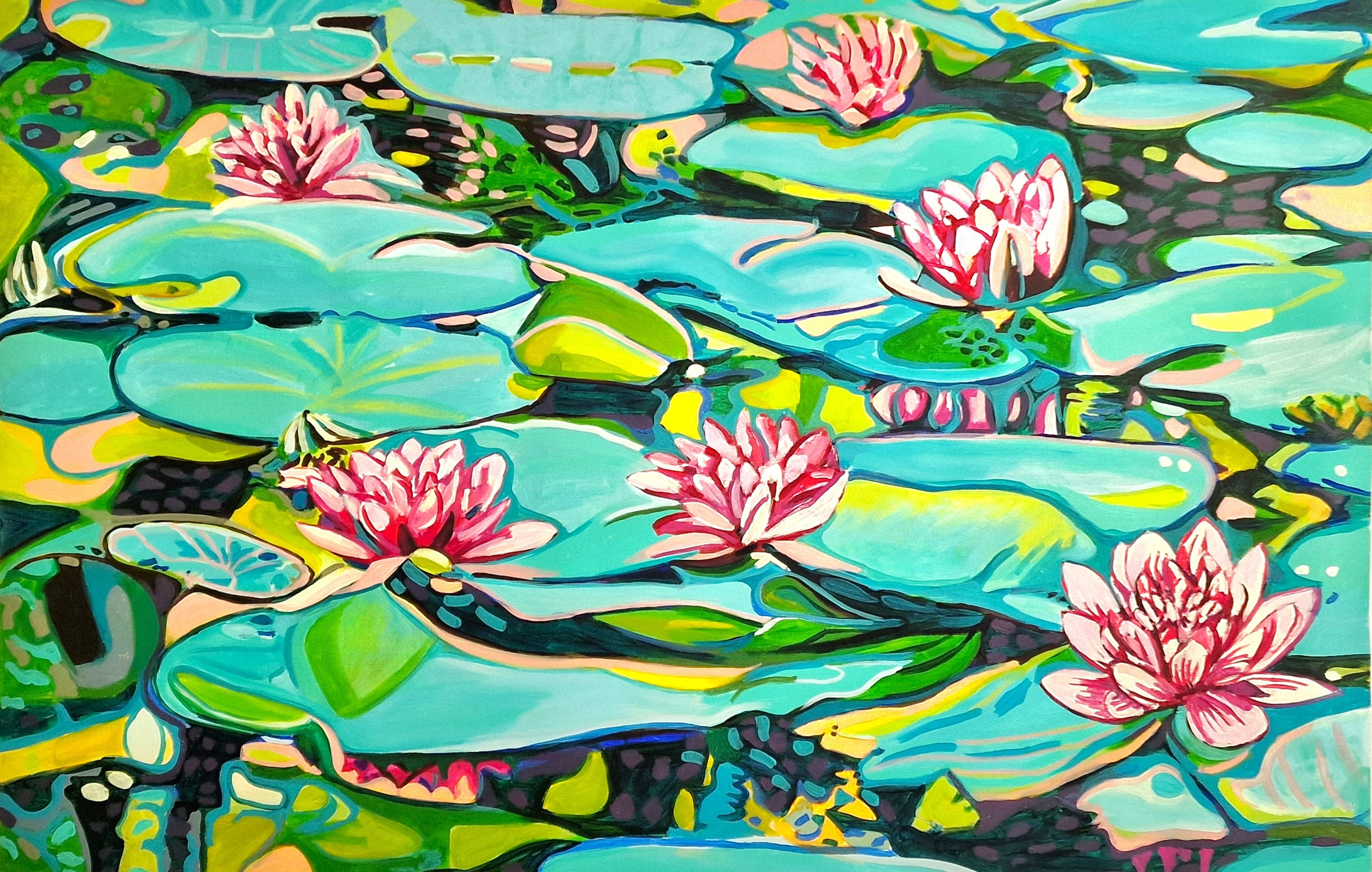 Alexandra Djokic, Water lilies Alexandra Djokic, Water lilies