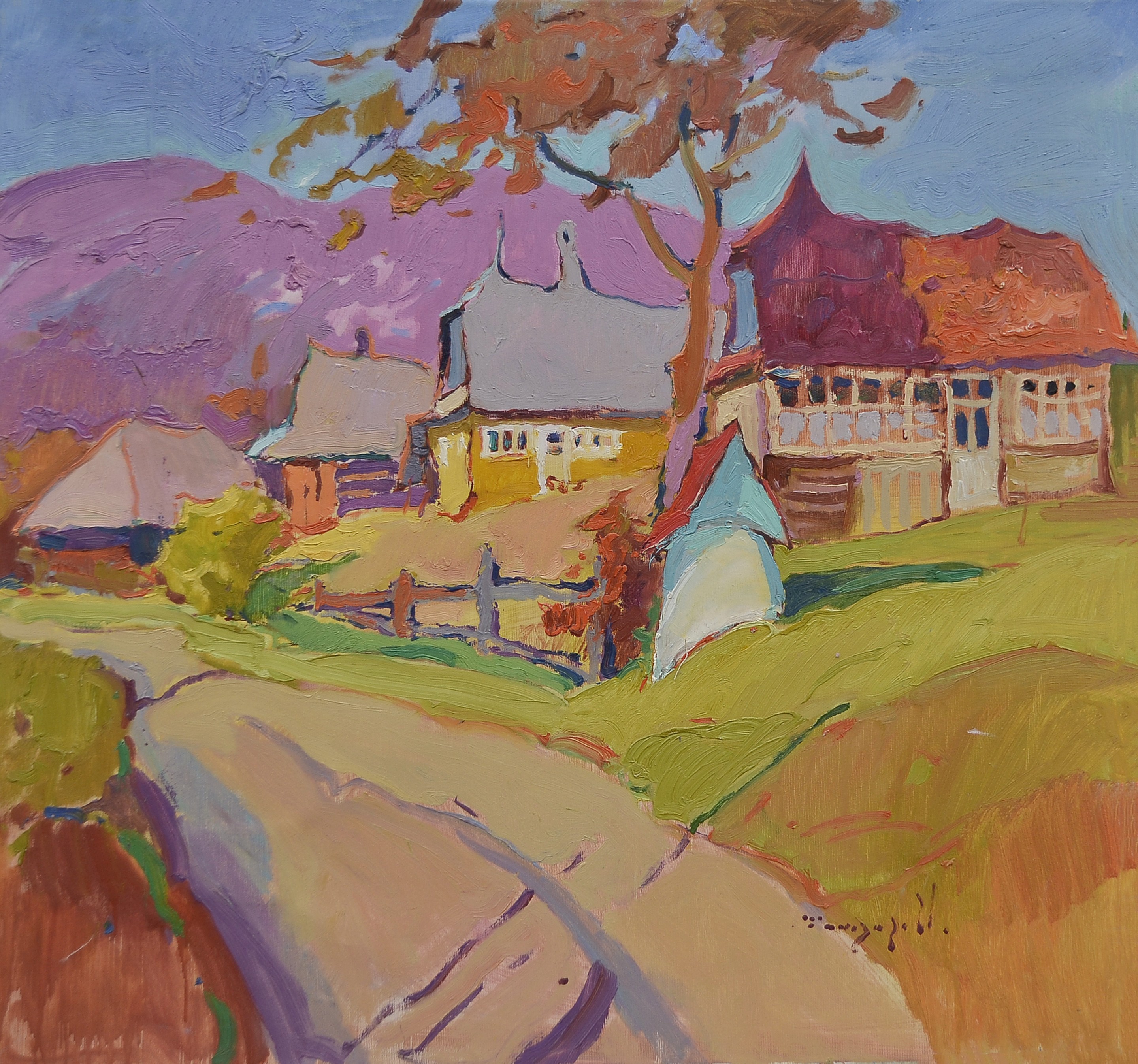 Alexander Shandor, Autumn in the Village of Richka Alexander Shandor, Autumn in the Village of Richka