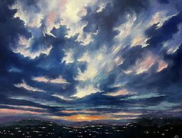 Painting, Lumière sur la vallée, Jessica Fleurentin