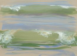 Painting, Plage du Roux n°24  (mer, océan), Sabine Eichler