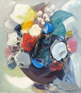 Painting, The Color of Petals, Kamo Atoyan