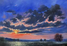 Painting, Lumière d’or, Jessica Fleurentin