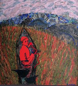 Peinture, They started chasing me again, Magda Dimoudi