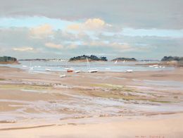 Peinture, Vers Arzon, Jacques Coquillay