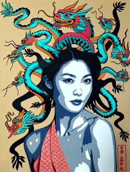 Gemälde, Medusa Dragon, B.AX