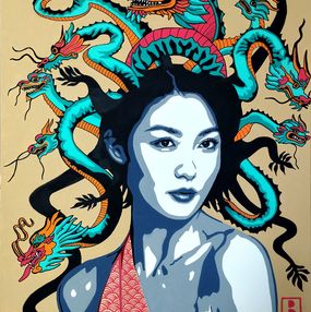 Peinture, Medusa Dragon, B.AX
