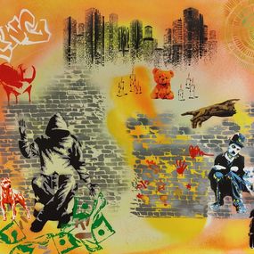 Peinture, La rue, Sylvie Cappe
