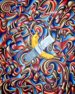 Peinture, Absurdity in hyperspace, Simon Hafele Psy-Pix