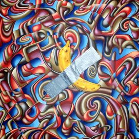 Painting, Absurdity in hyperspace, Simon Hafele Psy-Pix