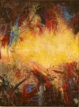 Painting, Where life begins 1, CB Artist