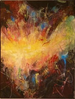 Peinture, Where life begins 2, CB Artist