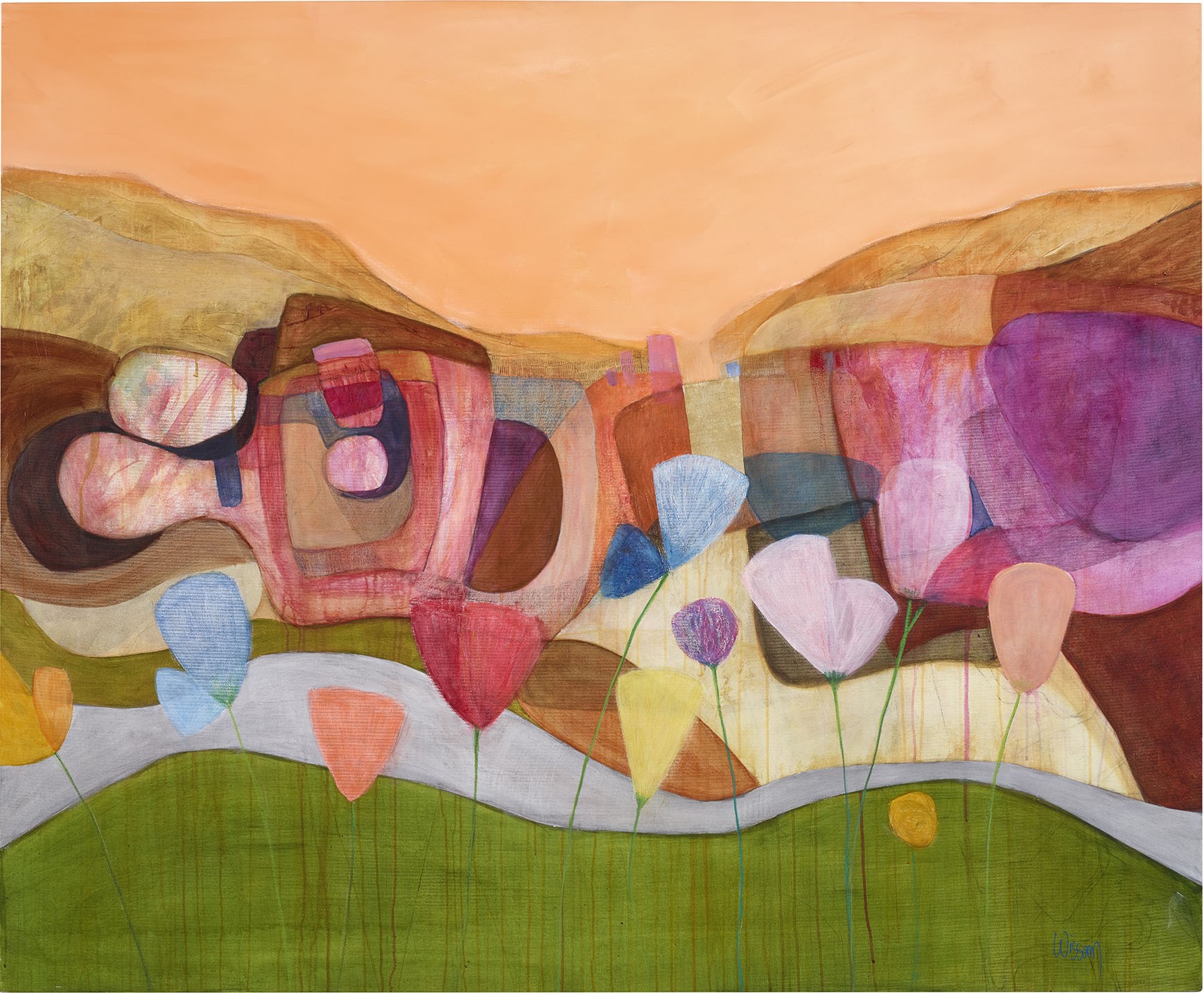 Wissam Beydoun, Rock Formation - Orange de Chine Wissam Beydoun, Rock Formation - Orange de Chine