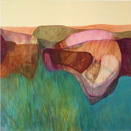 Peinture, Experimental Landscape - Naples Yellow, Wissam Beydoun