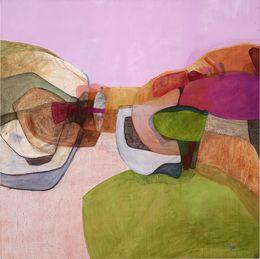 Gemälde, Experimental Landscape - Rock Formations, Wissam Beydoun