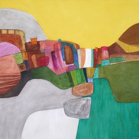 Pintura, Experimental Landscape - Jaune Diarylide, Wissam Beydoun