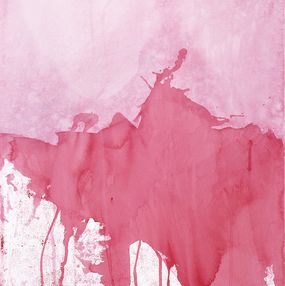 Fine Art Drawings, Monochrome Serie - Experimental Landscape 10 - Red Naphthol, Wissam Beydoun
