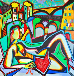 Painting, La femme de Cognac, Zafi