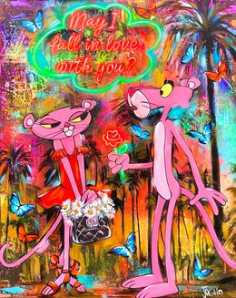 Painting, Lets Fall in Love?, Yasna Godovanik