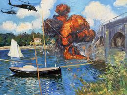 Gemälde, Spark in the Sunlight, Su Yu