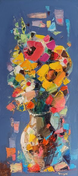 Peinture, Vivid Floral Arrangement, Hayk Miqayelyan