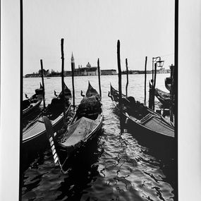 Photography, Gondoles face à la Salute, Venise, Michel Pinel