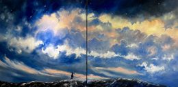 Painting, Le Voyageur, Jessica Fleurentin