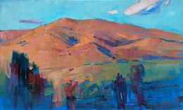 Peinture, Golden panorama, Helen Shukina