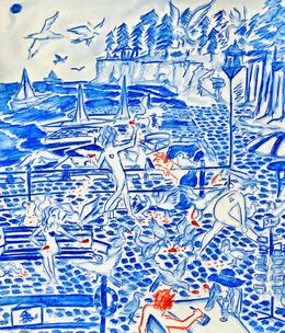 Peinture, Des miettes., Gabrielle Rul