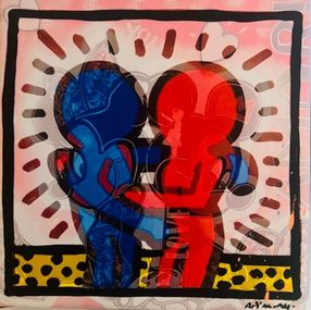 Painting, Best Friends, Art'Mony