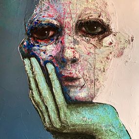 Peinture, Je suis tout ouï no 2, Sylvain Coulombe