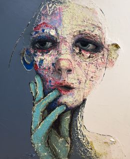 Peinture, Je suis tout ouï no 1, Sylvain Coulombe