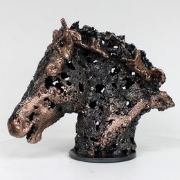Sculpture, Cheval Barbe 34-23, Philippe Buil