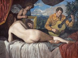 Painting, Vénus au guitariste, Pierre Sojo