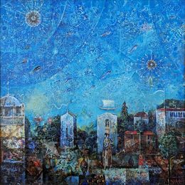 Painting, Cycle Ancient Seas "Ritual", Valeri Tsenov